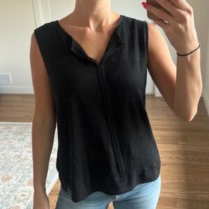 4/$15 SALE Sanctuary | Black Sleeveless Top Tank Blouse Medium Black EUC